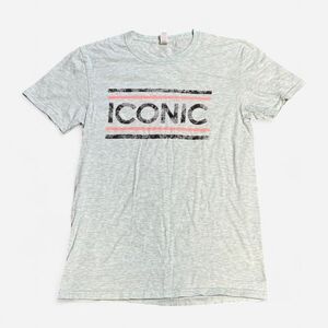 Fruit of the loom light blue small size graphic T shirt